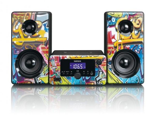 Set altoparlantë Lenco MC-020T, shumëngjyrësh