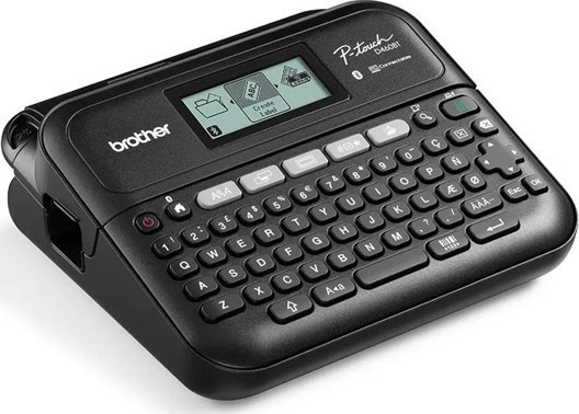Принтер за етикети Brother PT-D460BTVP, USB и Bluetooth, пренослив, црн