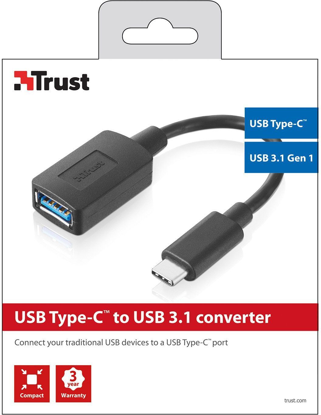 Kabllo lidhëse Trust USB 3.0