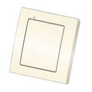 Transmetues radio me buton Zamel RNK-02, 2 kanale, bateri CR2032, i bardhë