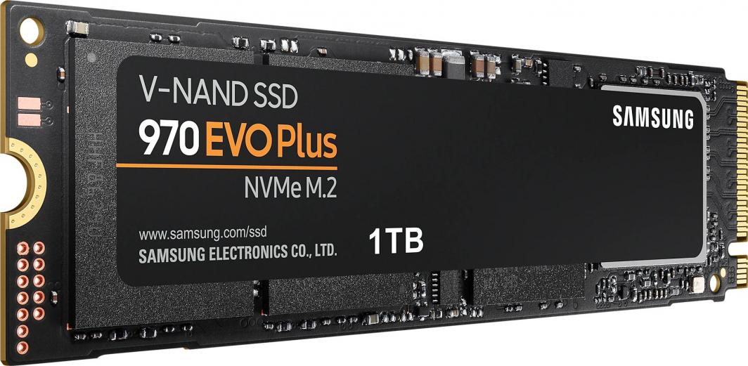 SSD диск Samsung 970 EVO Plus, 1TB, M.2 2280 PCI-E x4 Gen3 NVMe