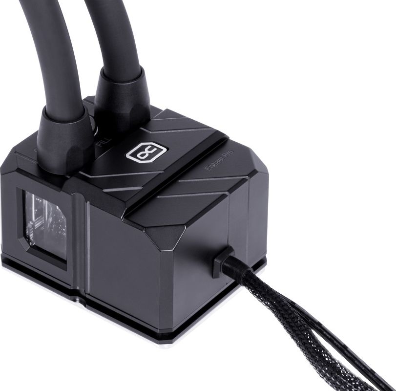 Ftohës uji për CPU Alphacool Eisbaer Pro Aurora 360, radiator 360 mm, ARGB, i zi