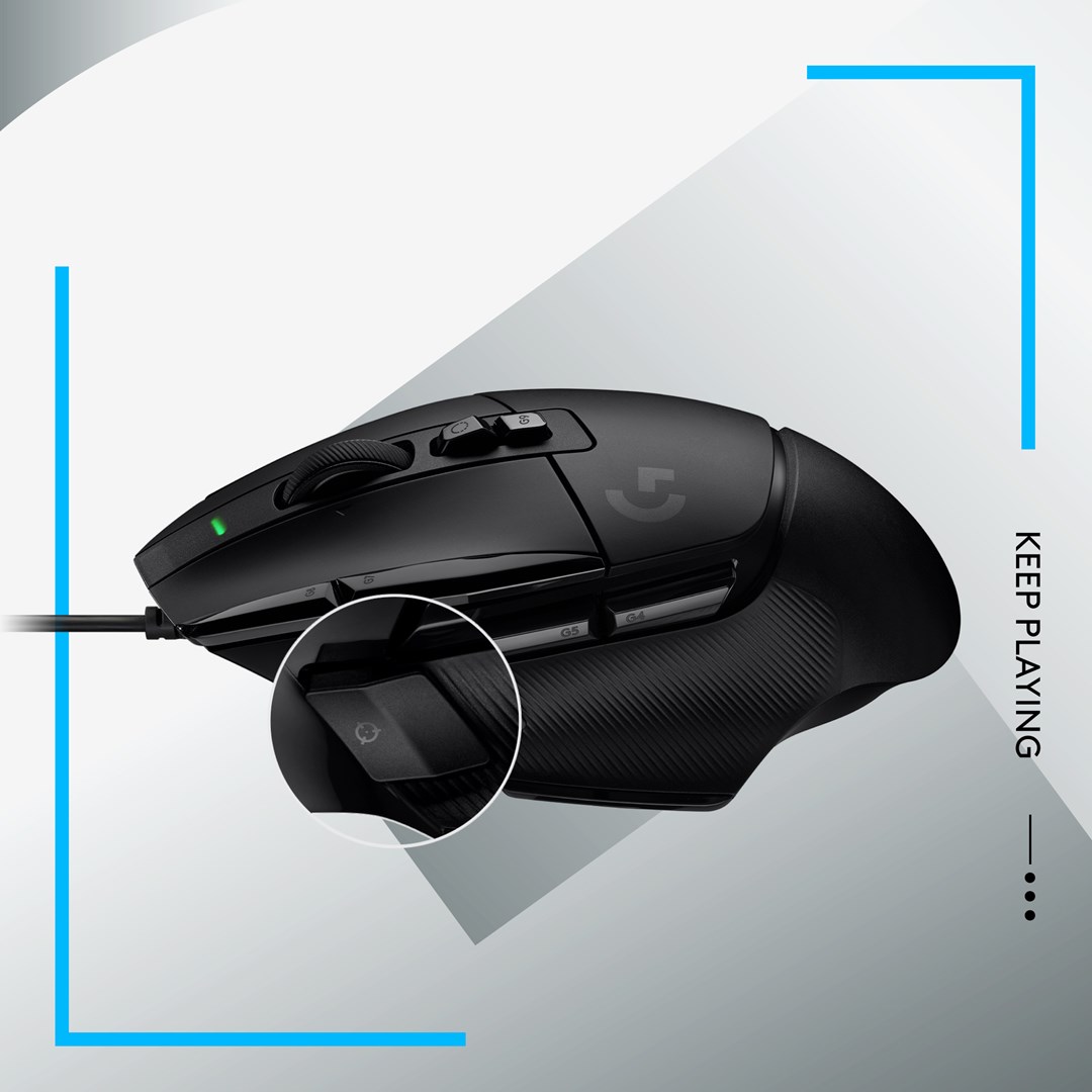 Maus Logitech G G502 X, optik, 25600 DPI, USB Type-A, i zi