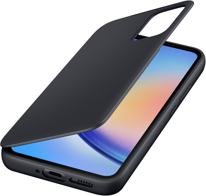 Këllëf Samsung Smart View për Galaxy A34 5G, i zi