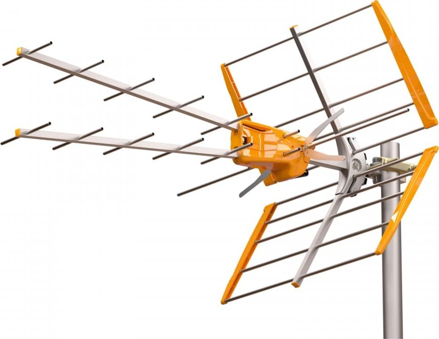 Антена ТV Televes V+ MIX Active, DVB T2, LTE 700, бела