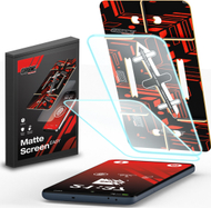 Folie mbrojtëse Grizz MatteScreen për Infinix Hot 40 Pro, 2 copë, me kornizë aplikimi, transparente mat