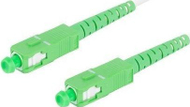 Kabllo fibër optike Lanberg SC/APC SC/APC, SM, 30m, 3.0mm, e bardhë