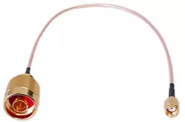 Кабел антена Extralink Pigtail RP-SMA во N-male Mimosa, 1m, црн