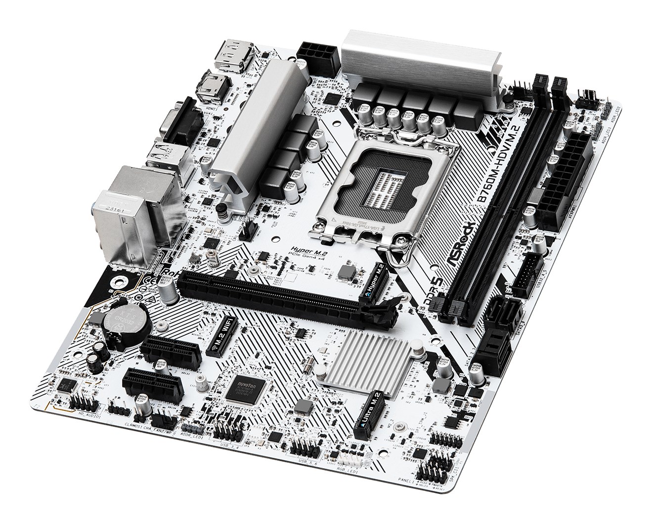Pllakë amë ASRock B760M HDV M.2, DDR5, mATX, e zezë
