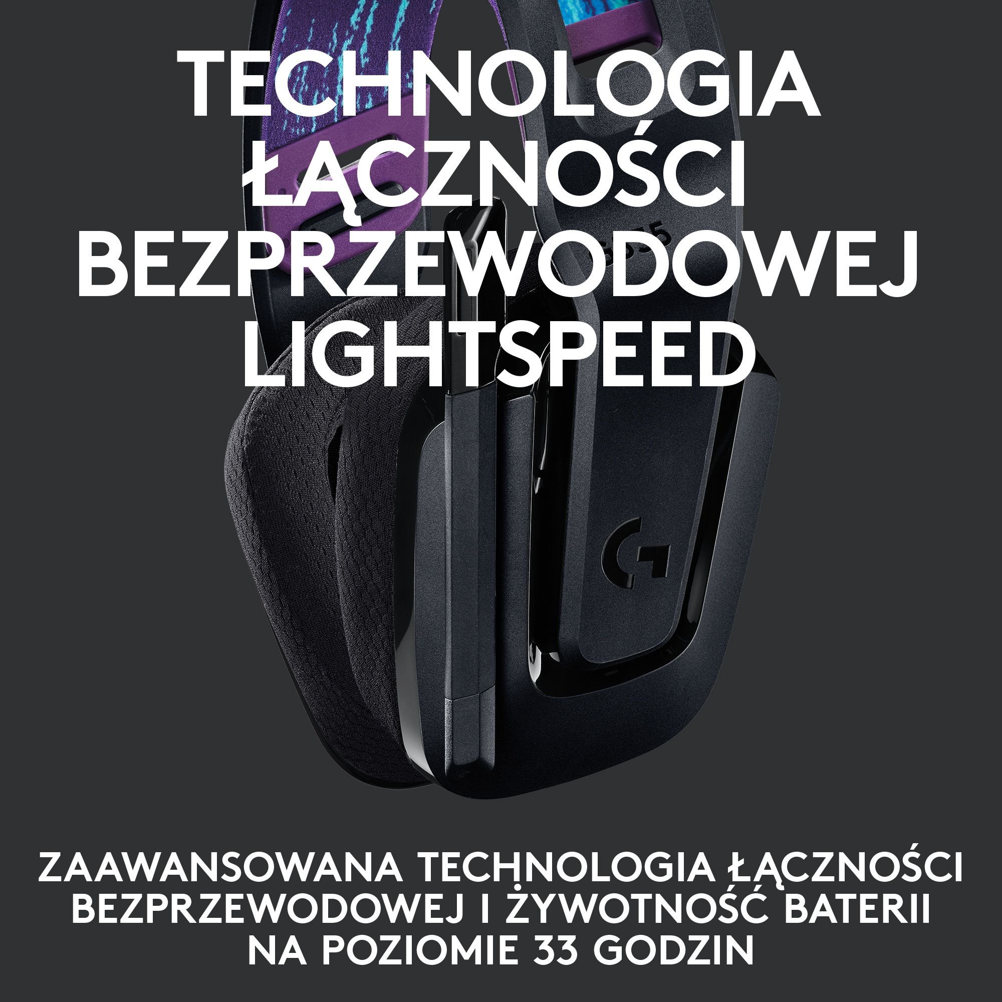 Set gaming Logitech G535 Lightspeed dhe G Pro X Superlight 2, wireless, për PC dhe PlayStation, i zi 3
