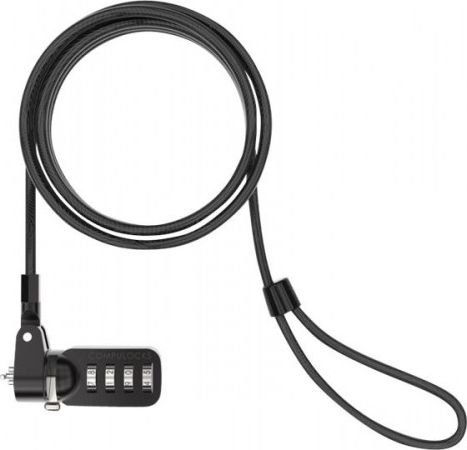 Kabllo sigurie për laptop Maclocks Combination CL37, 1.8m, e zezë