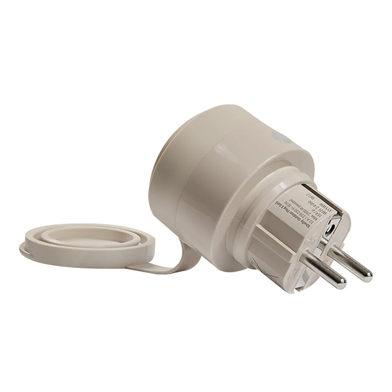 Prizë e mençur Shelly Outdoor Plug S Gen3, Wi-Fi, rezistente ndaj ujit, ngjyrë krem