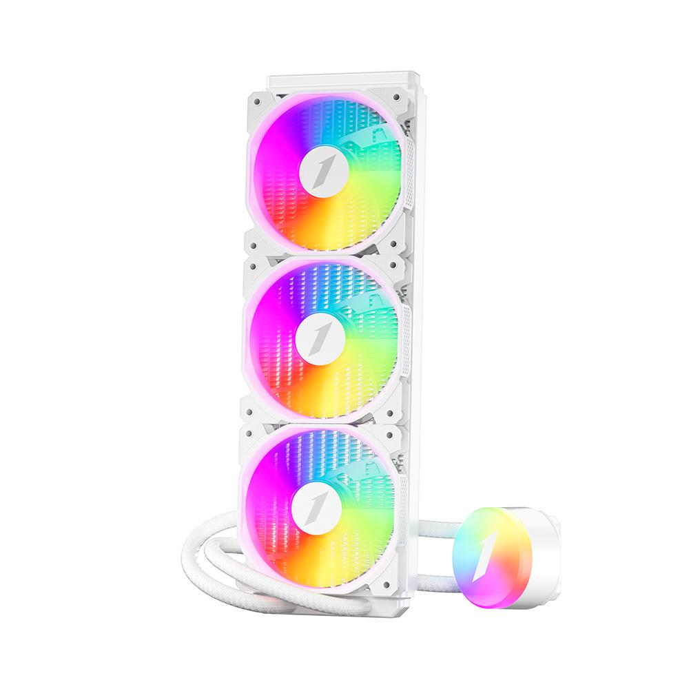 Ftohës uji për procesor 1st Player Thunderstorm TS2 360, 360mm, ARGB, i bardhë