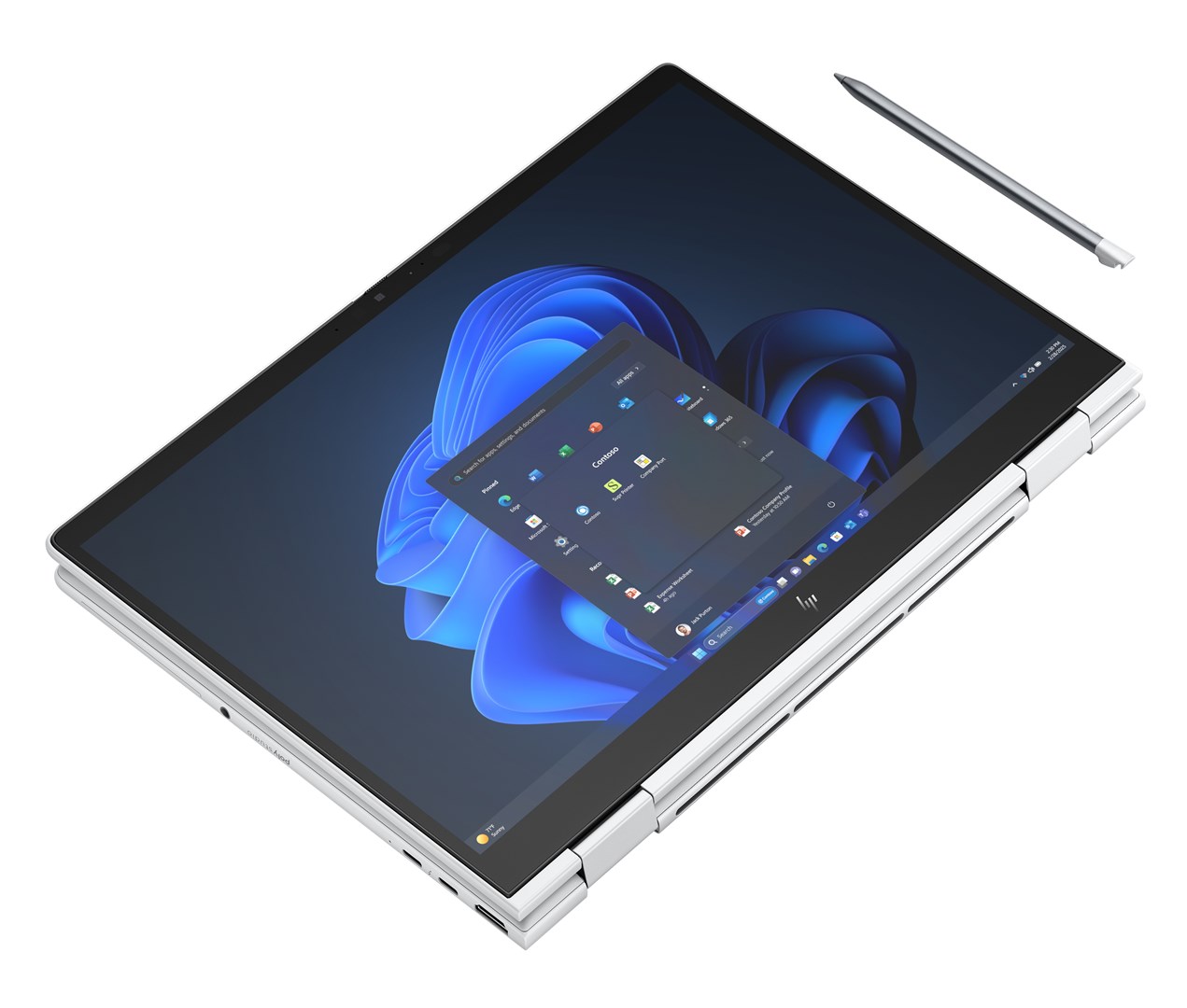 Laptop 2 në 1 HP EliteBook 8 Flip G1i, 13.3", Intel Core Ultra 7, 32GB RAM, 1TB SSD, argjendtë