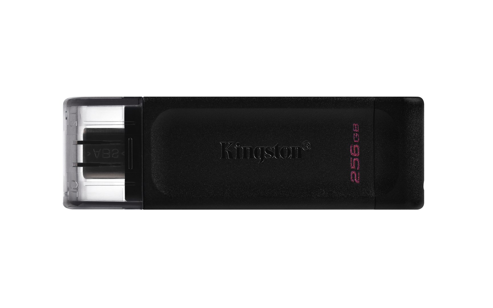 USB C Kingston DT70, 256GB, e zezë