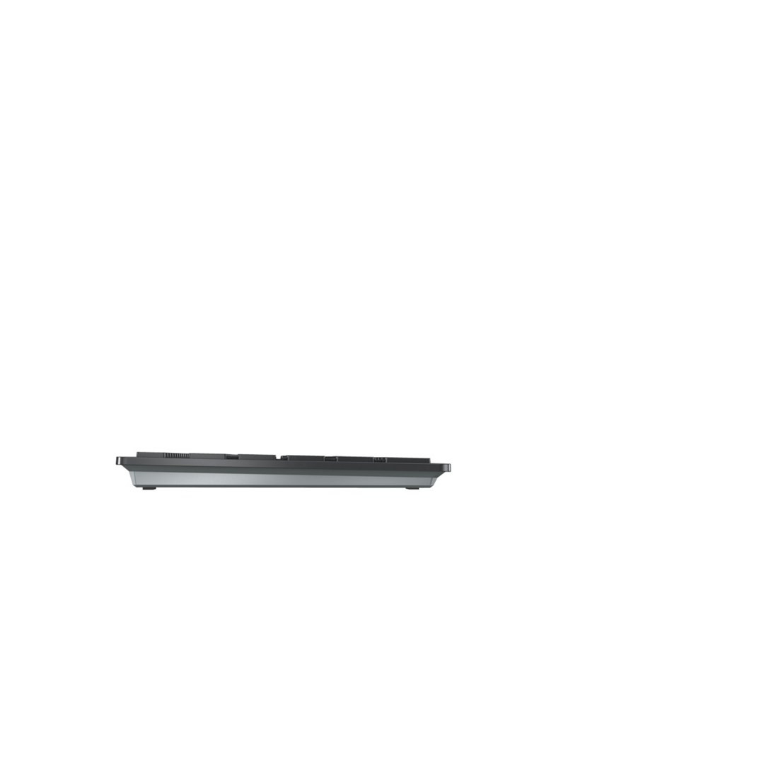 Tastierë CHERRY KW 9100 SLIM, Pa kabllo, QWERTZ, e zezë/e argjendtë