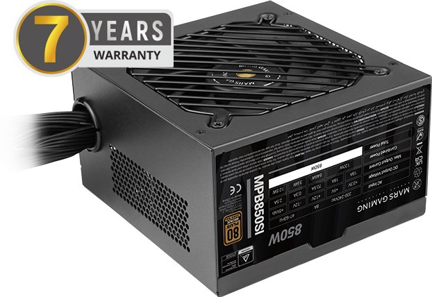 Furnizues energjie PC Mars Gaming MPB850SI, 850W, 80 Plus Bronze, i zi