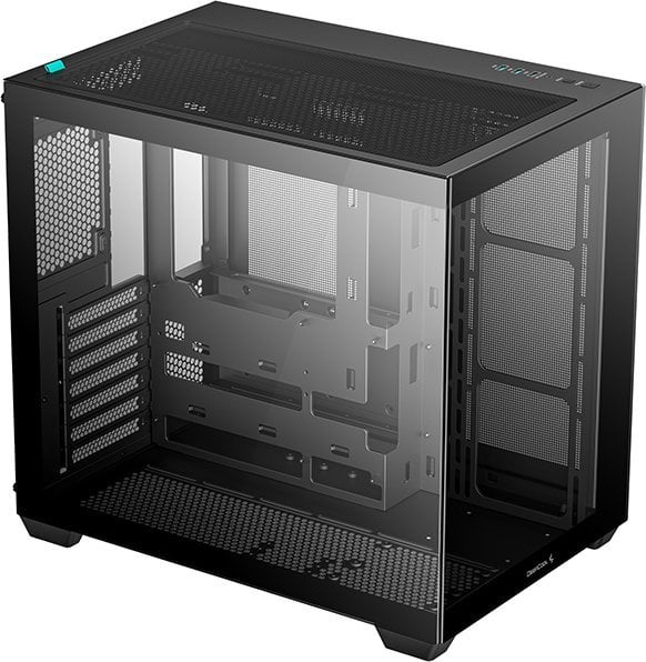 Kuti kompjuteri DeepCool CG530, MIDI Tower, xham i temperuar, e zezë