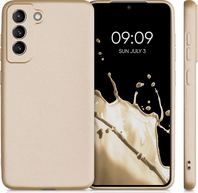 Mbulesë telefoni OEM Metallic për Samsung A14 5G A14 4G, metalike, ngjyrë ari