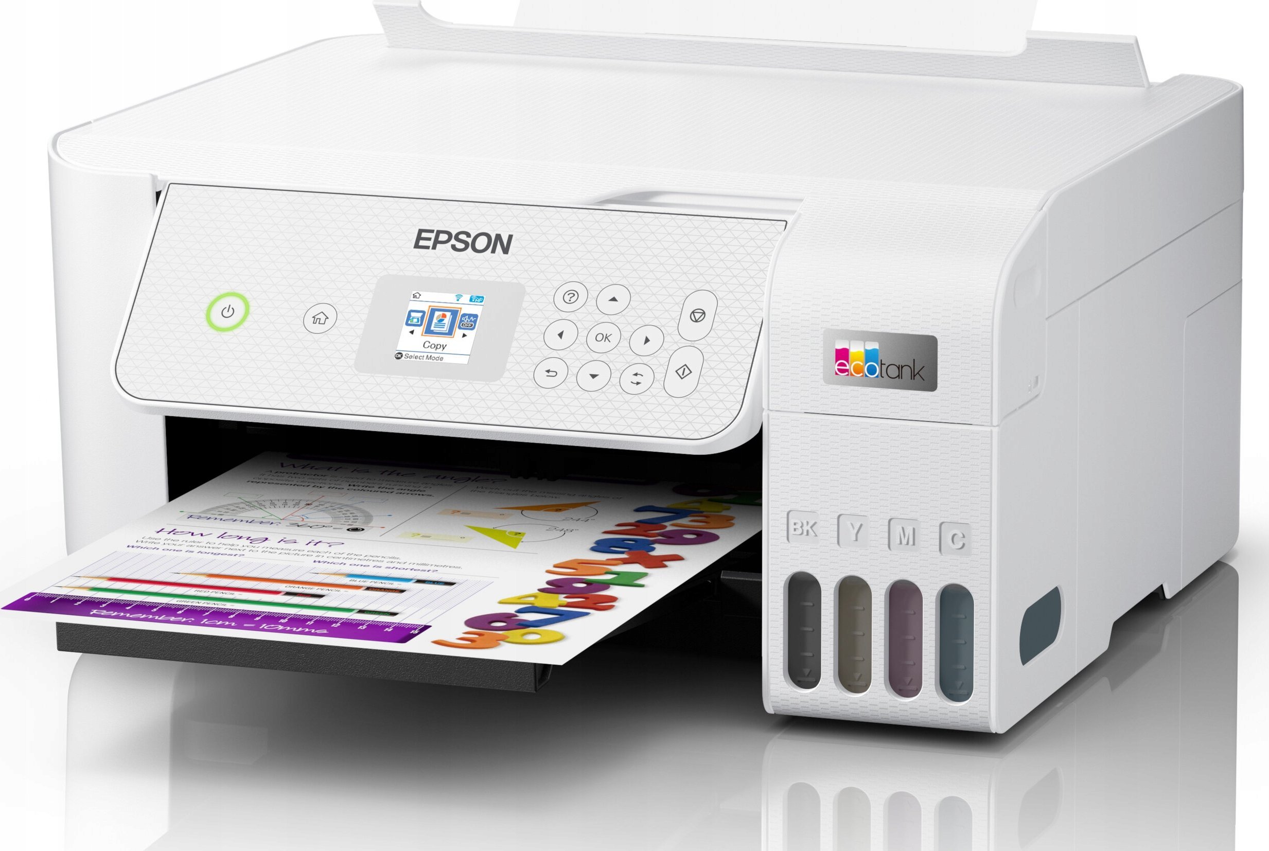 Printer multifunksional Epson EcoTank L3286, inkjet, Wi‑Fi, i bardhë