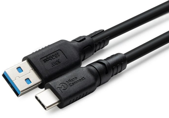 Kabllo USB Microconnect ColorFlex, USB C në USB A, 1m, e kuqe