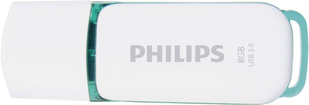 USB Philips Snow Edition FM08FD75B/00, 8GB, USB 3.0, e bardhë