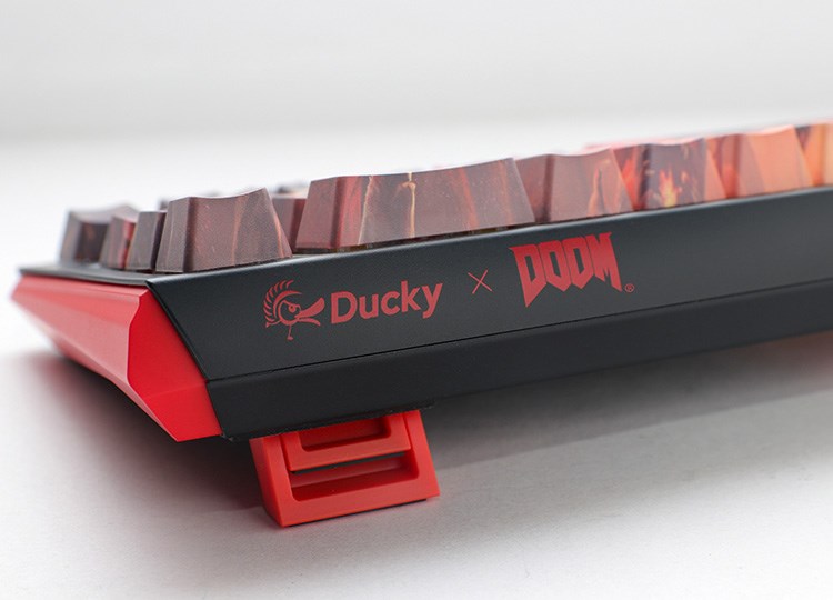 Tastierë për lojëra Ducky x Doom One 3 SF, Cherry MX Brown, RGB LED, e zezë
