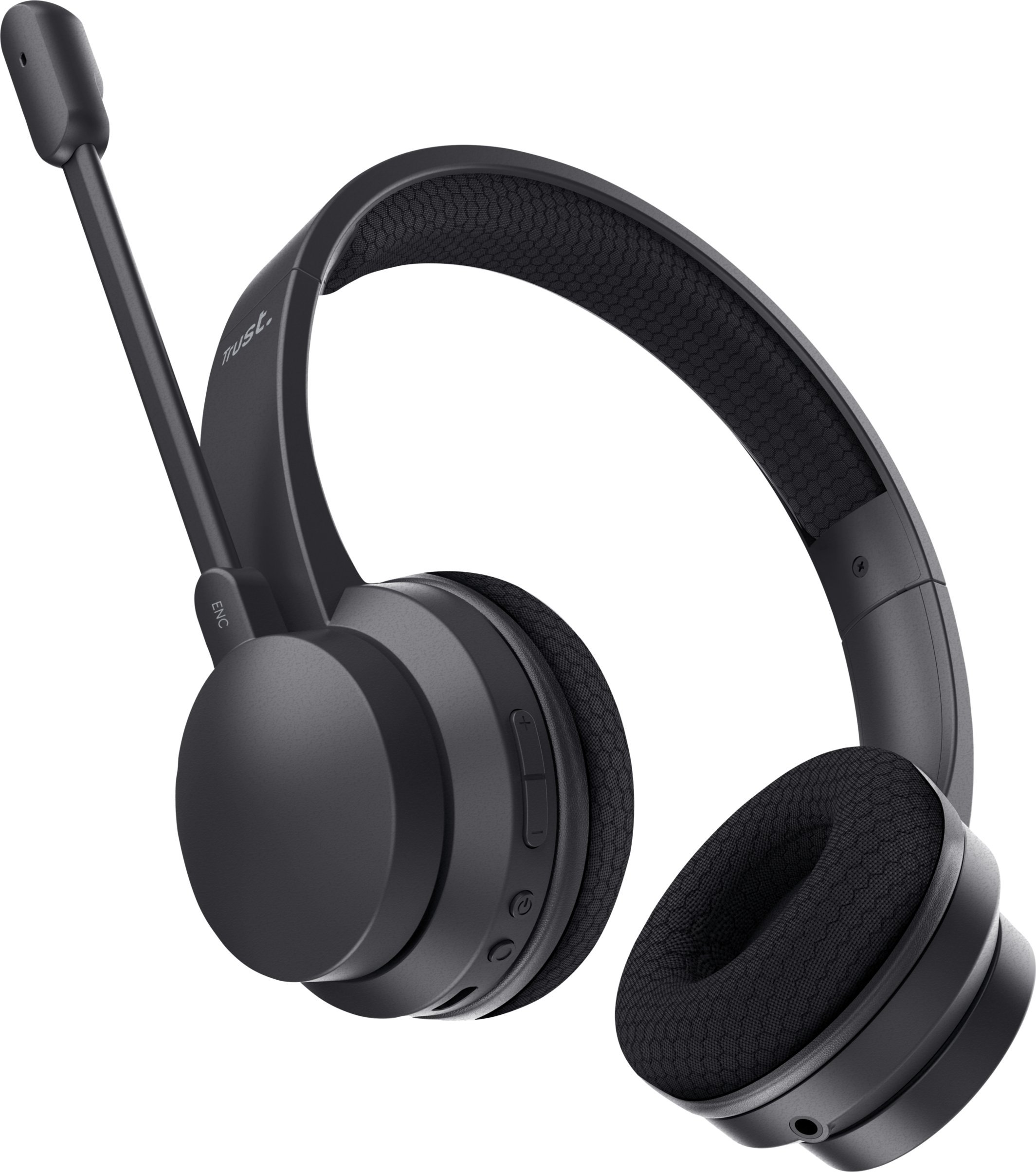 Headset Trust Ayda, me dhe pa kabllo, USB Type-C, Bluetooth, i zi