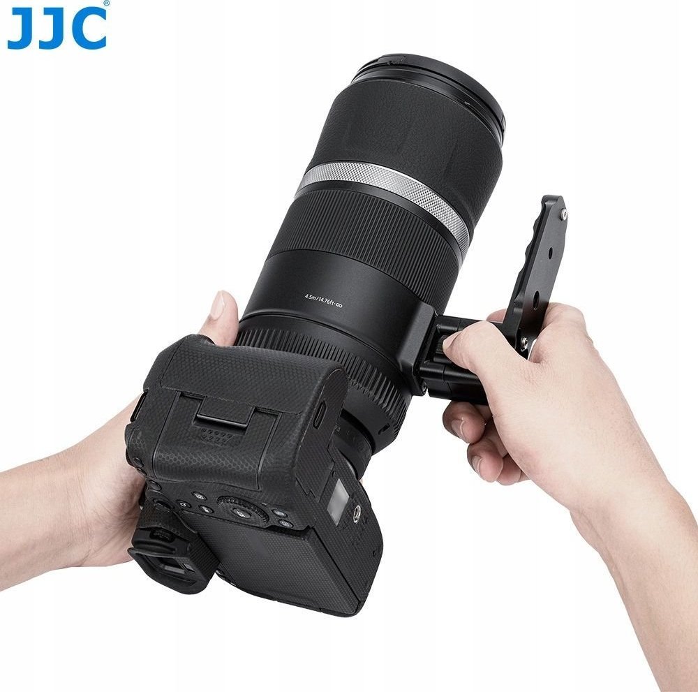 Këmbë mbajtëse objektivi JJC RLF RF86, për adapter lente, e zezë