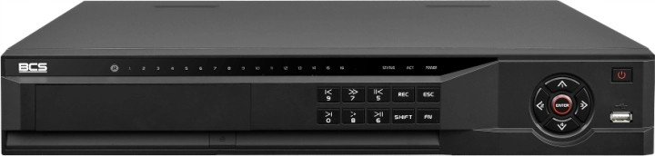 Regjistrues IP BCS Line NVR1604 A 4K 16P, 16 kanale, 4K, i zi
