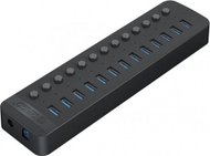 Hub USB Orico Active, 13 porta USB A, 5 Gbps, 60W, i zi
