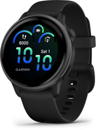 Ora sportive Garmin Vivoactive 6, ekran AMOLED, GPS, e zezë Slate