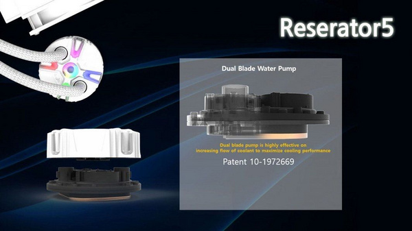 Ftohës uji CPU Zalman Reserator5 Z36, radiator 360mm, ARGB, i zi
