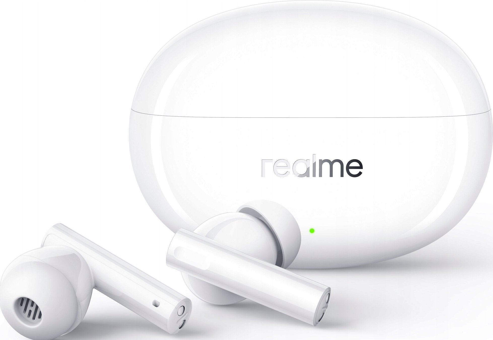 Kufje wireless Xiaomi Buds 5, me kuti karikimi, Ceramic White