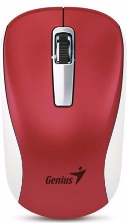 Maus Genius NX-7010, wireless, USB, i bardhë dhe i kuq