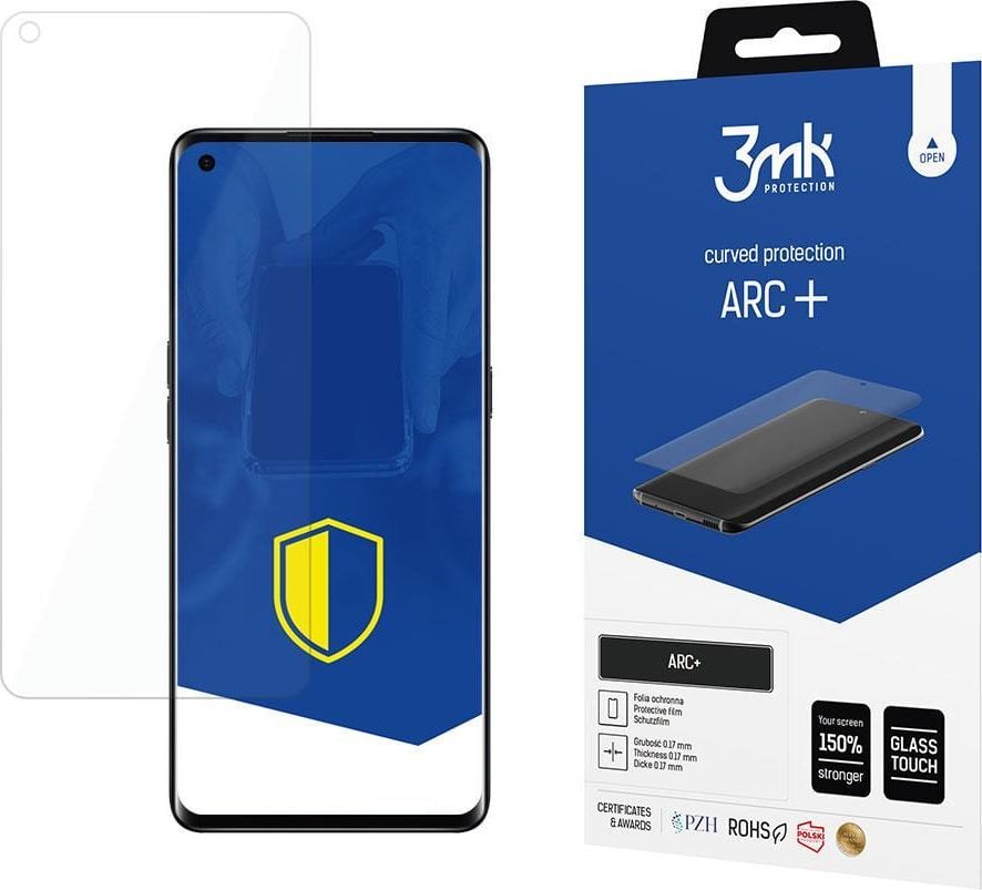 Mbrojtës ekrani 3mk ARC+, për Oppo Reno 4 Pro 5G, transparent