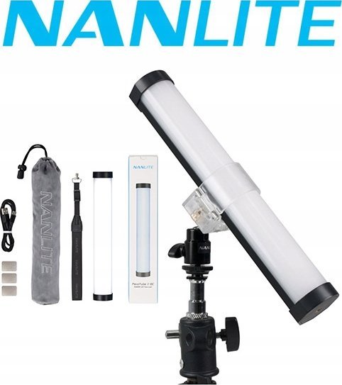 Dritë tubulare LED Nanlite PavoTube II 6C, RGBWW, portative, e bardhë
