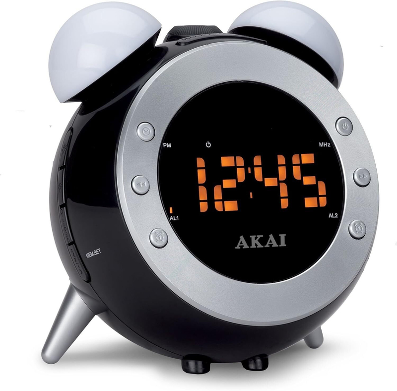 Radio alarm Akai AR280P, ekran digjital, FM, i zi