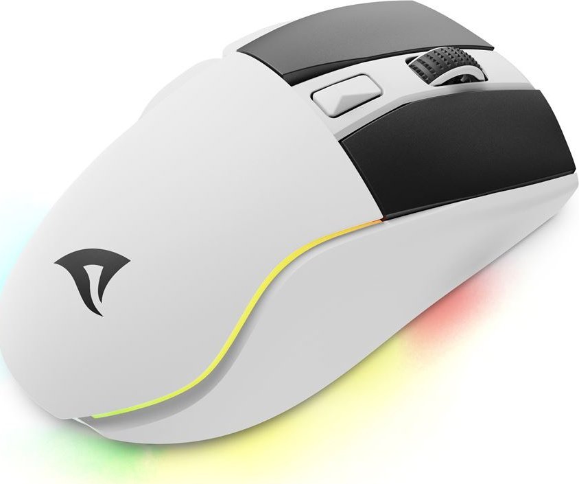 Mouse gaming Sharkoon SGM50W, pa kabllo, 6400 dpi, i bardhë