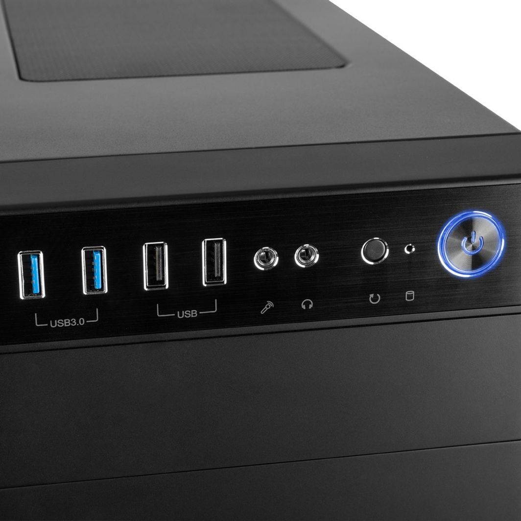 Kasë kompjuteri Modecom Oberon Pro, e zezë (AT-OBERON-PR-10-000000-0002)