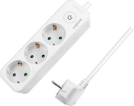Shirit elektrik LogiLink, 3 dalje, kabllo 1.5m, i bardhë