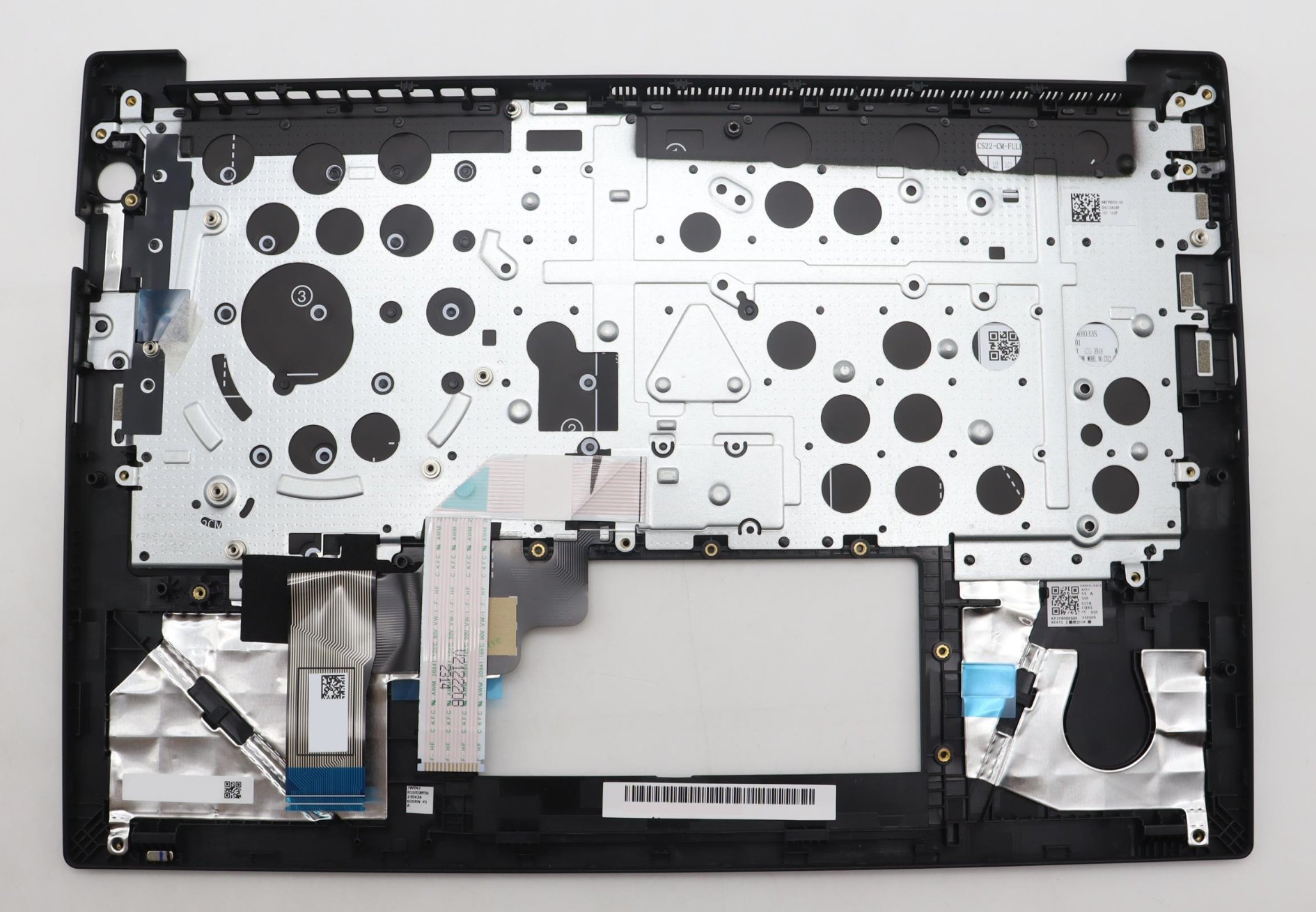Pjesë rezervë laptopi Lenovo 5M11L60874, cover me tastierë, e zezë