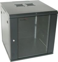 Kabinet rrjeti muror XtendLan WS-12U-66-BLACK-U, 19" 12U, 600x600 mm, i zi