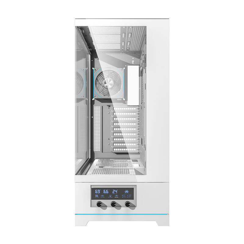 Kuti PC Darkflash DY451L Pro, ATX, xham i temperuar, e bardhë