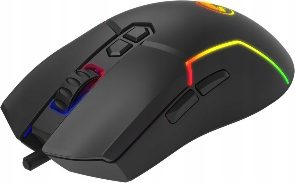 Mouse gaming Marvo M655, 12000 DPI, 7 butona, me ndriçim RGB, me kabllo USB, i zi