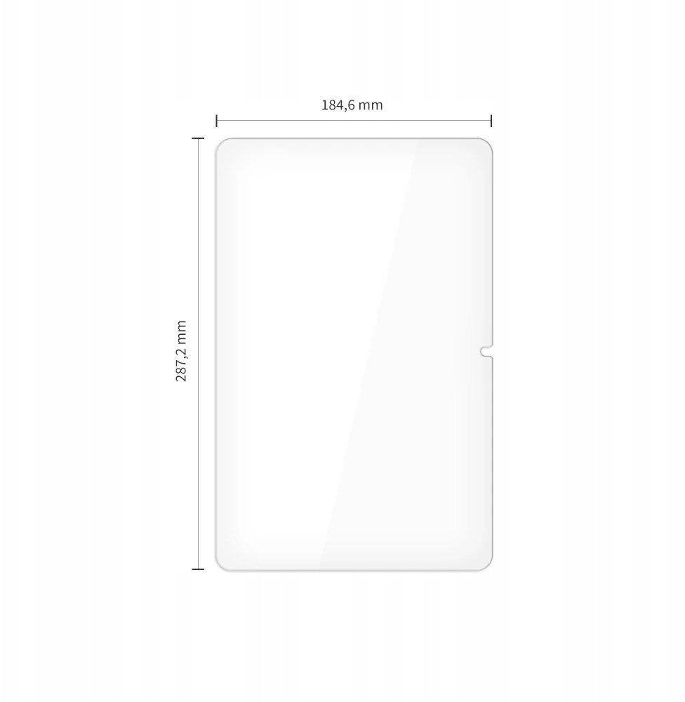 Xham mbrojtës Tech-Protect Glass Fit+, 12.7", 2 copë, transparent