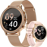 Ora inteligjente për femra Veltori VT310-1, Bluetooth, IP67, ari dhe rozë