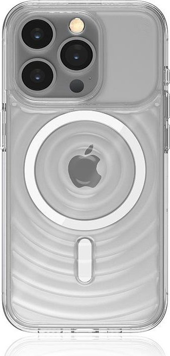 Maskë mbrojtëse STM Reawaken Ripple MagSafe për iPhone 15 Pro Max, ClearShell vetë ripërtëritëse, transparente
