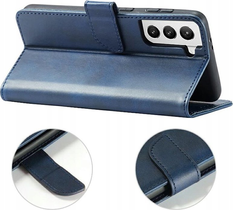 Futrollë portofol Marv për Samsung Galaxy S24 Ultra, bookcase, e kaltër