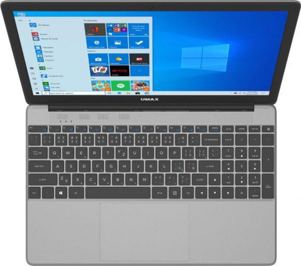 Laptop Umax VisionBook 15Wr Plus, 15.6 ", Full HD, Intel Celeron N4120, 4 GB RAM, 128 GB SSD, Windows 10 Pro, i hirtë
